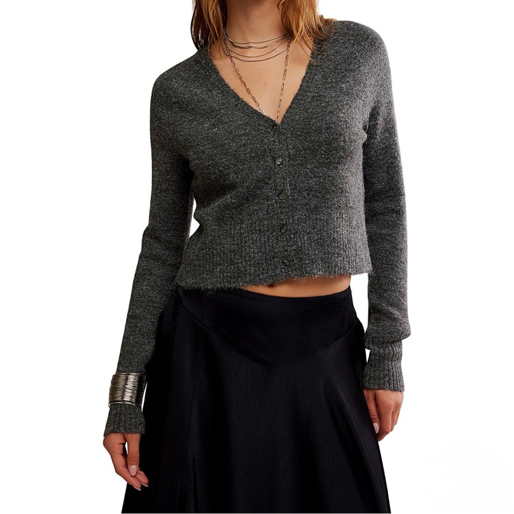 Free People School Girl SoftSpun Cardi ~ NWT